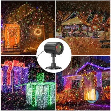 GUSODOR Christmas Projector Lights - Outdoor Indoor Decor