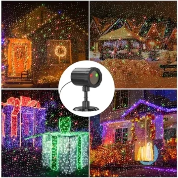 GUSODOR Christmas Projector Lights - Outdoor Indoor Decor