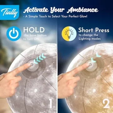 TIALLY Full Moon Floating Pool Lights for Outdoor Parties