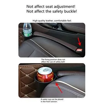 Tumecos Car Seat Gap Filler for Ultimate Car Organization
