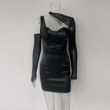 XLLAIS Women Halter Neck Bodycon Dress for Parties