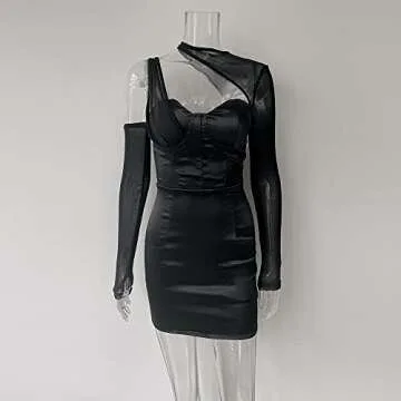 XLLAIS Women Halter Neck Bodycon Dress for Parties