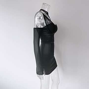 XLLAIS Women Halter Neck Bodycon Dress for Parties