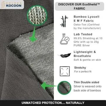 Golden Kocoon EMF Protection Slouch Beanie
