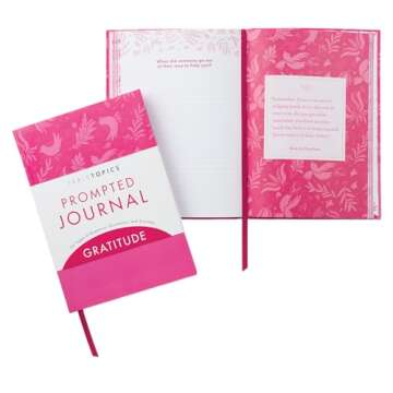TableTopics Gratitude Prompted Journal: Self-Care and Wellness Companion