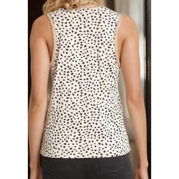 Stylish Womens Leopard Print Tank Tops - Casual Summer Essential