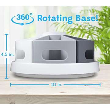 Creative Caddy Rotating Art Supply Organizer for Kids