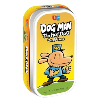 Dog Man Hot Dog Card Game Ages 6+ in Portable Tin