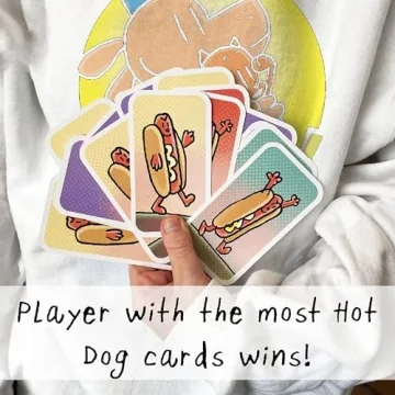 Dog Man Hot Dog Card Game Ages 6+ in Portable Tin