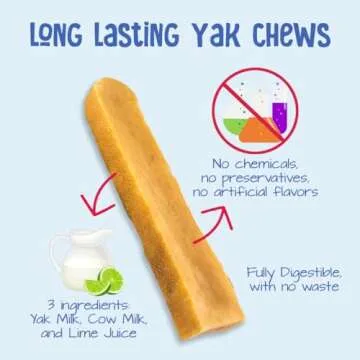 Yeti Dog Chew - Healthy Long Lasting Yak Cheese Chews