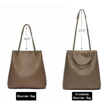 Stylish Leather Tote Bag Large Capacity for Women