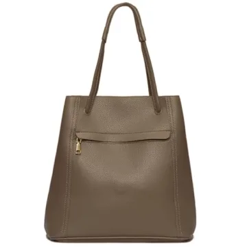 Stylish Leather Tote Bag Large Capacity for Women