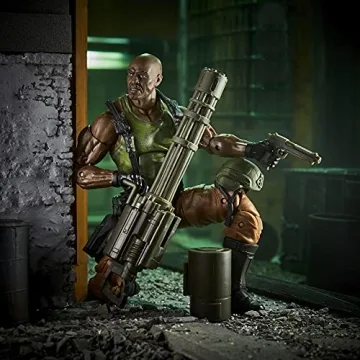 G.I. Joe Classified Series Heavy Artilery Roadblock Action Figure 28 Collectible Premium Toy 6-Inch-Scale with Custom Package Art (Amazon Exclusive)