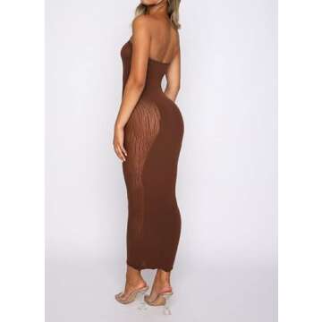 Cut Out Maxi Dress - Trendy Backless Summer Wear
