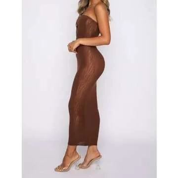 Cut Out Maxi Dress - Trendy Backless Summer Wear