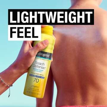Neutrogena Beach Defense Sunscreen Spray SPF 70 - Family Friendly