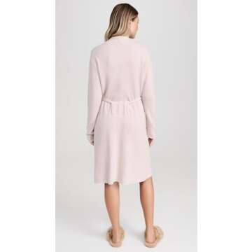 Barefoot Dreams® CozyChic Lite® Ribbed Robe, Faded Rose-Pearl, L/XL