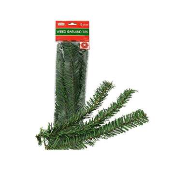 Holiday Garland Flexible Ties 12 Count Packs for Effortless Decorating