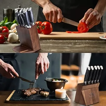 Japanese Steel Knife Set with Removable Block - SHAN ZU