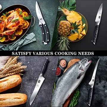 Japanese Steel Knife Set with Removable Block - SHAN ZU