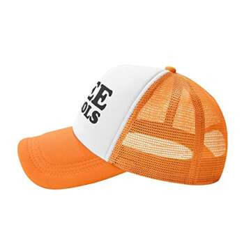 Sun Caps Fishing Hat Unisex Orange for Outdoor Fun