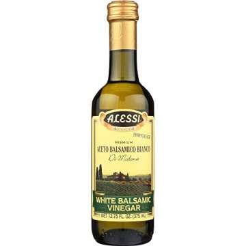 White Balsamic Vinegar, 12.75 oz Pack of 2 for Perfect Dressings