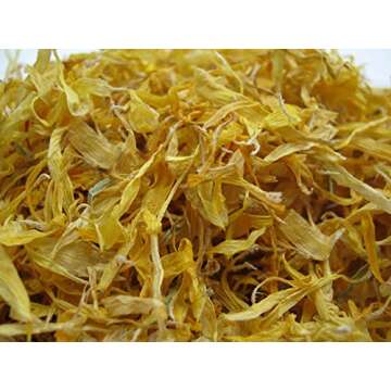 1 OZ Calendula Petals - Natural Dried Marigold Flower Petals for Holistic Healing