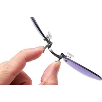 PROSOOL 3 Pack Retro Round Clip On Sunglasses - Matrix Style