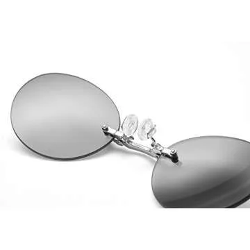 PROSOOL Retro Sunglasses 3 Pack - Unisex Clip-On Wear