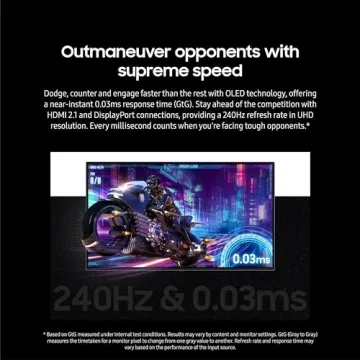 SAMSUNG 32-Inch Odyssey OLED G8 Gaming Monitor