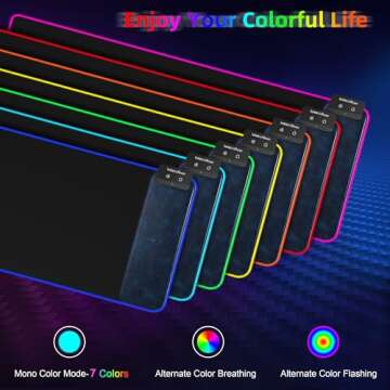 Wireless Charging RGB Gaming Mouse Pad 31.5" x 11.8"