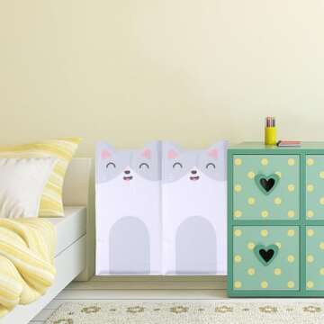 SAFIGLE 2 Pcs Soft Wall Stickers Kids Room Wall Padding Baby Anti Collision Cute Wall Padding Wall C...