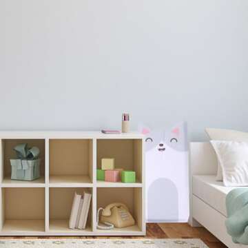 SAFIGLE 2 Pcs Soft Wall Stickers Kids Room Wall Padding Baby Anti Collision Cute Wall Padding Wall Cushion Kid Room Decor Anti-Collision Wall Pad Wainscoting Child Bumper Pu Leather