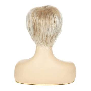 Sallcks Short Blonde Layered Wig for Women - Party & Cosplay