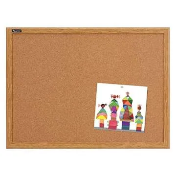 Quartet Framed Cork Bulletin Board 2' x 3' Ideal for Offices
