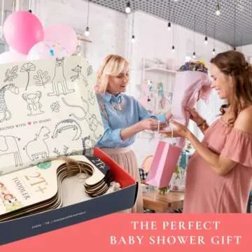 Stylish Wooden Baby Closet Dividers - Set of 8 Hangers