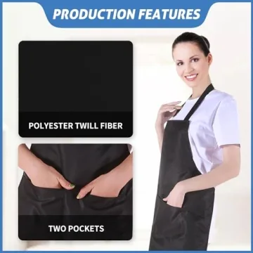 Durable Nymmoata Plain Bib Aprons for Creative Uses