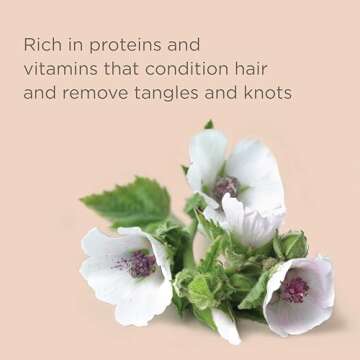 Hairitage Gentle Daily Moisture Shampoo and Conditioner Set - Split End + Bond Strengthening for Dry, Damaged Hair with Jojoba Oil - Anti-Frizz and Color Safe - Cherry + Amber Scent (13oz. 2-pack)