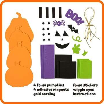 Ready 2 Learn Create Your Own Halloween Pumpkins | Set of 4 | Halloween Crafts for Kids Ages 4-8 | D...