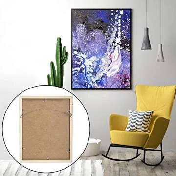 Blisstime Picture Hanging Kit - 100 Feet Stainless Steel Hanging Wire, 60 Pcs D Ring Picture Hangers with Screws and 60 Pcs Aluminum Crimping Loop Sleeve for Hanging Paintings Photos