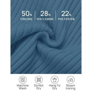 ZESICA Womens 2025 Ribbed Tank Tops Summer Sleeveless High Neck Casual Slim Fitted Basic Knit Shirts,Greyblue,Medium