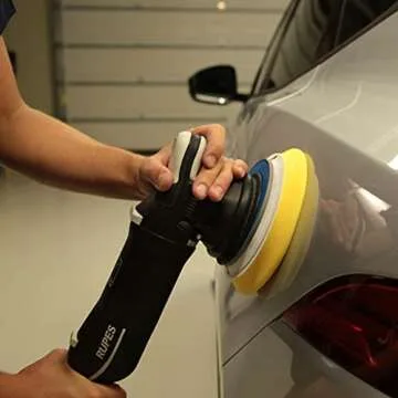 RUPES LHR21 Mark III BigFoot Random Orbital Polisher | Perfect for Working Large Surface Areas | Improved Efficiency | Electronic Speed Control Dial | Progressive Trigger