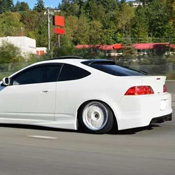 IKON MOTORSPORTS Rear Bumper Lip with LED Lights for 2005-2006 Acura RSX