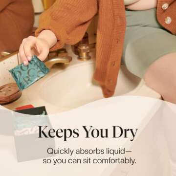 Cora Period Regular Liners | 100% Organic Cotton Topsheet | Ultra Thin, Quick Absorbency | Hypoallergenic | Dermatologically Tested | Unscented, No Wings (42 Liners)