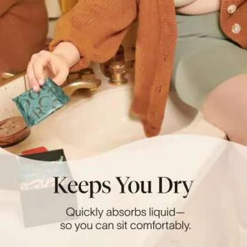 Cora Period Regular Liners | 100% Organic Cotton Topsheet | Ultra Thin, Quick Absorbency | Hypoallergenic | Dermatologically Tested | Unscented, No Wings (42 Liners)