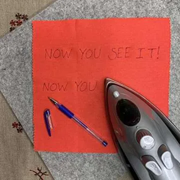 Madam Sew Heat Erasable Fabric Marking Pens for Sewing and Quilting | Fabric Markers for Sewing, Embroidery, Dressmaking with 4 Pens + 4 Refills | No Ghost Lines, Disappearing Ink for Precise Marking