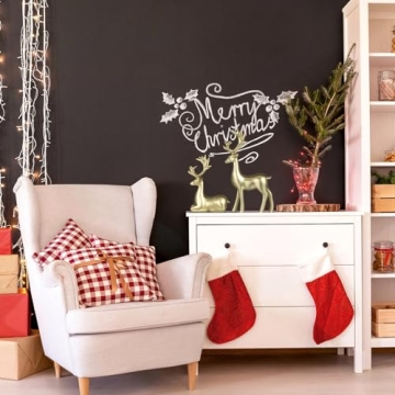 Cabilock Christmas Reindeer Statues Golden : Gold Resin Deer Miniature Figurine Xmas Artificial Animal Crafts Home Office Desk Bookself Counter Decor 2pcs