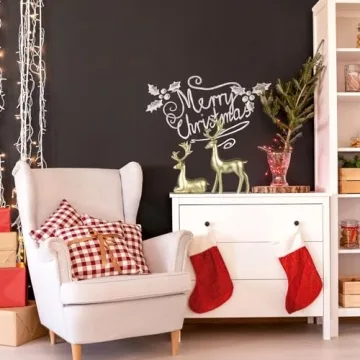 Cabilock Christmas Reindeer Statues Golden : Gold Resin Deer Miniature Figurine Xmas Artificial Animal Crafts Home Office Desk Bookself Counter Decor 2pcs