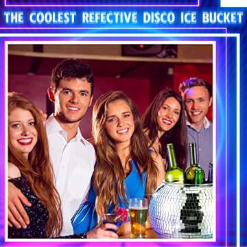 Hoolerry Disco Ice Bucket for Stylish New Year Parties