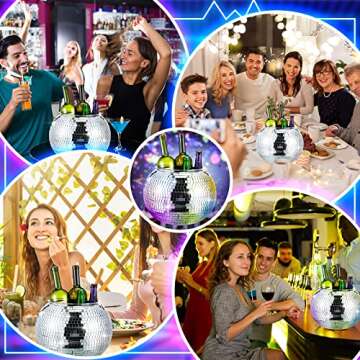 Hoolerry Disco Ice Bucket for Stylish New Year Parties